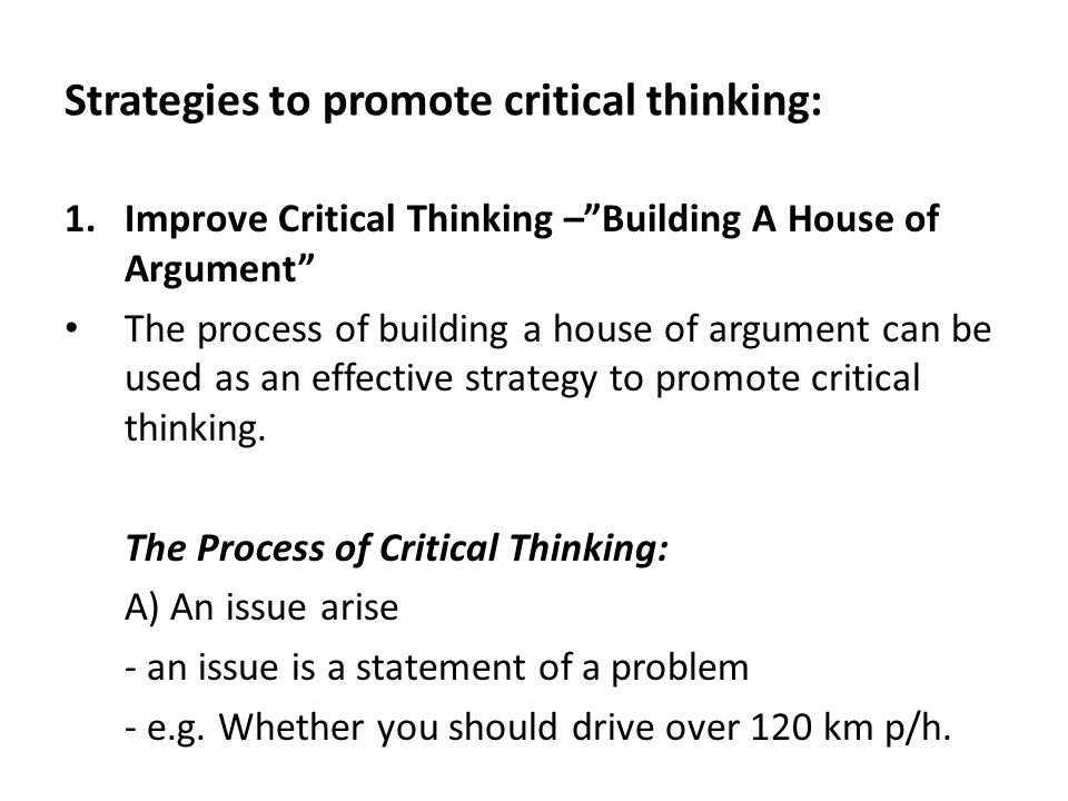 INTRODUCTION TO CRITICAL THINKING - PowerPoint PPT Presentation